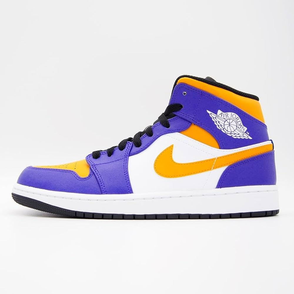 Amazon.co.jp: [ナイキ] AIR JORDAN 1 MID LAKERS エア